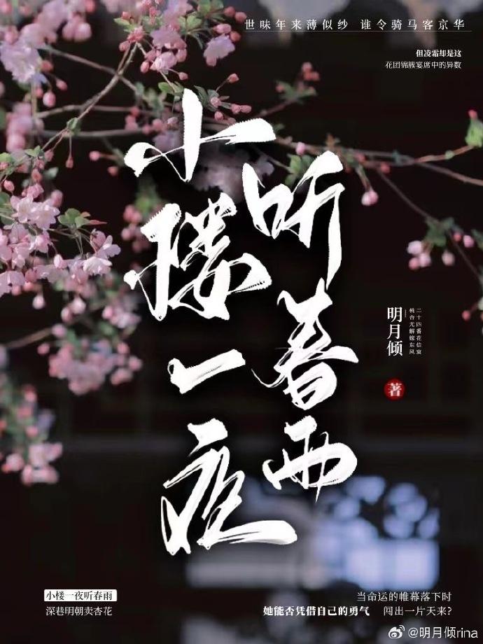 小楼一夜听春雨深巷明朝卖什么花的名字